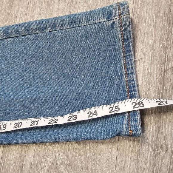 Joe's Jeans Mid-Rise Distressed Tomboy Slim Jeans Pockets Blue Women Size 25 NWT - Picture 11 of 12